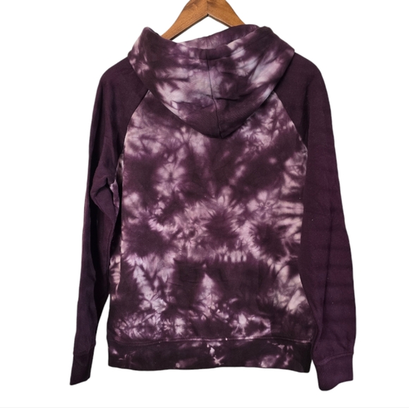 Zine Hello Kitty Hoodie Youth Sweatshirt Tie Dye  Purple Multicolor Large School - Picture 5 of 14